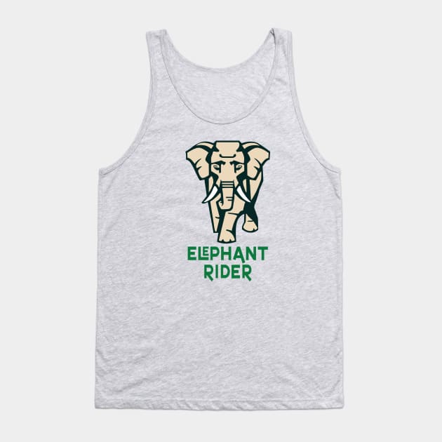 ELEPHANT RIDER Tank Top by haegifrq